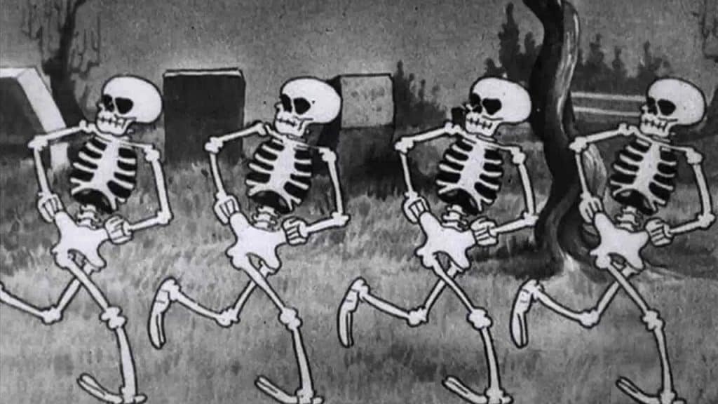 "Skeleton Dance"den bir sahne