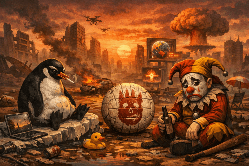 Dijital Fabl: Nihilist Penguen, Wilson ve Punch Ekseninde 2026’nın Ruh Hali ChatGPT Image 20 Sub 2026 11 21 06 | Dijital Fabl: Nihilist Penguen, Wilson ve Punch Ekseninde 2026’nın Ruh Hali