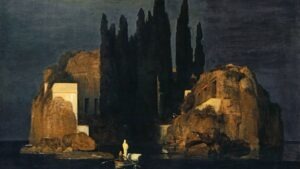 Arnold Böcklin - Isle of the Dead, 1880 - Sanat Tarihinde Bazı Sembollerin Anlatımları | Cansu Yılmaz